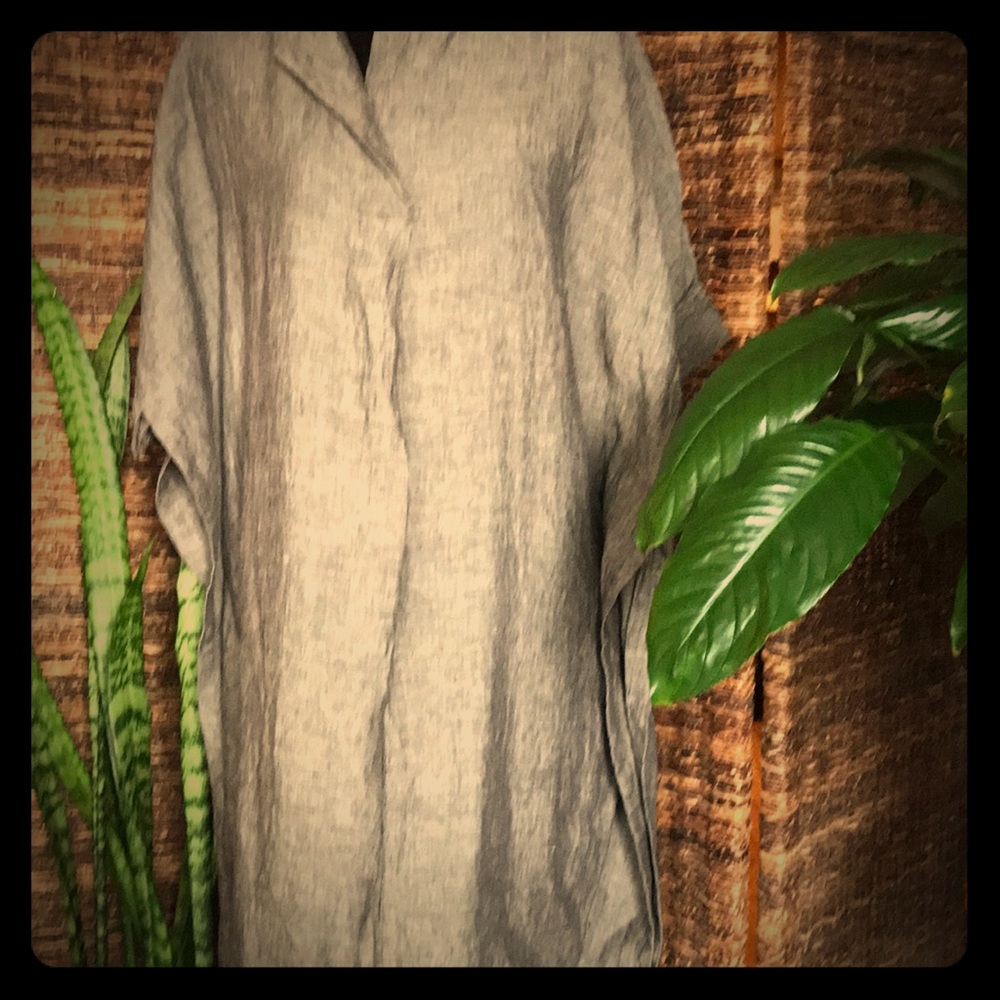 Linen blend dress/cover up